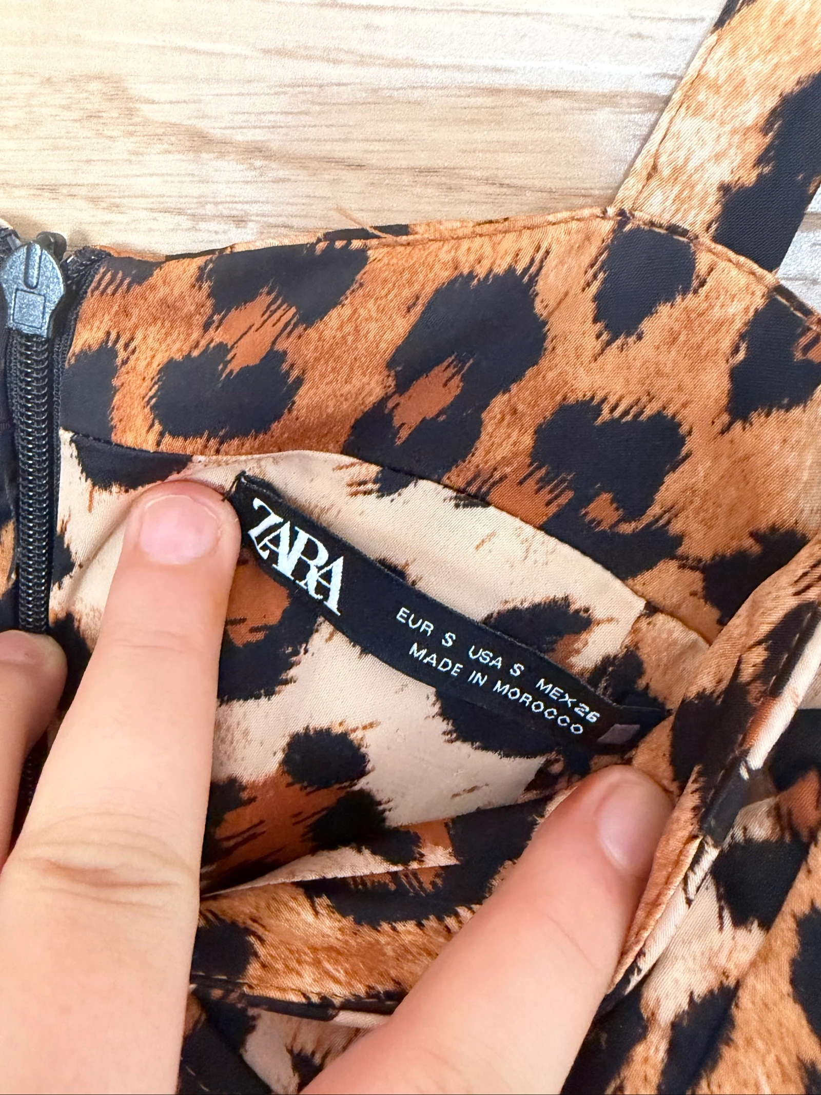 Zara luipaardjurk maat S – photo 3